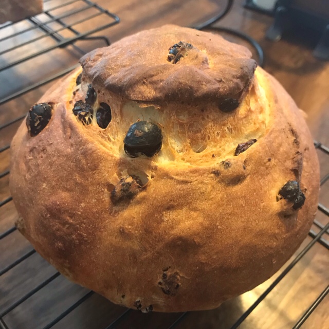 Landing page with bread image